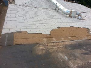 Roofing Case Study - A damaged interior through years of possible neglect.
