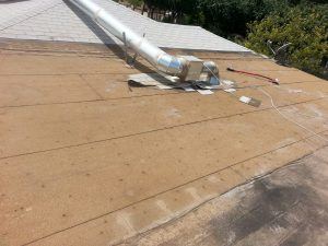 Roofing Case Study - Removing the remaining affected areas.