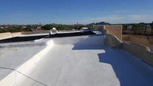 Flat roof repair - Castile Roofing
