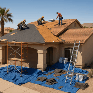 complete reroofing